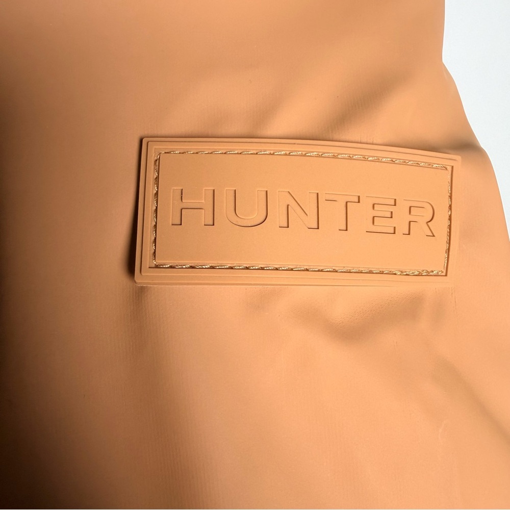 NWT Hunter Toddler Rain Jacket Size 3T Light Brown Fleece Lined Hooded Coat Tan - Picture 5 of 7
